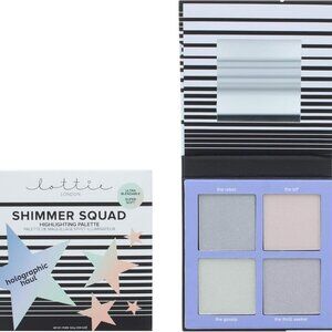 Lottie Shimmer Squad Highlighting Palette, Holographic Haul